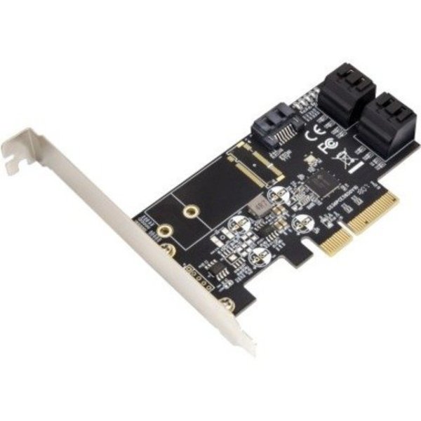 Syba Pci-Express 3.1, X2, 5-Port Sata 6G Card, Non-Raid, Jmicron Jmb585 SI-PEX40139